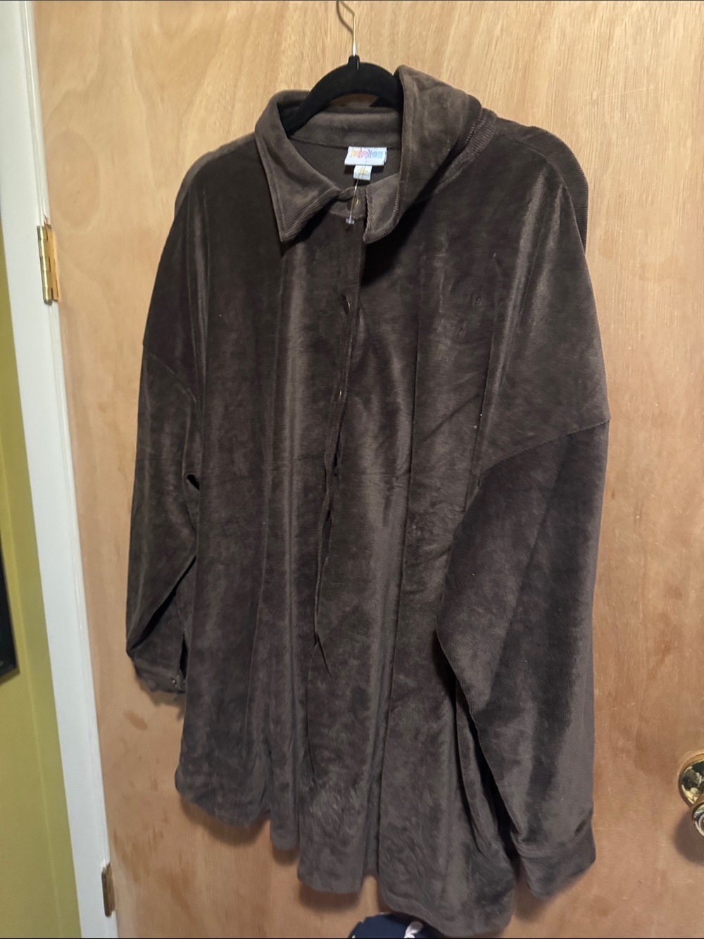 LuLaRoe Dark Brown Plush  Jacket